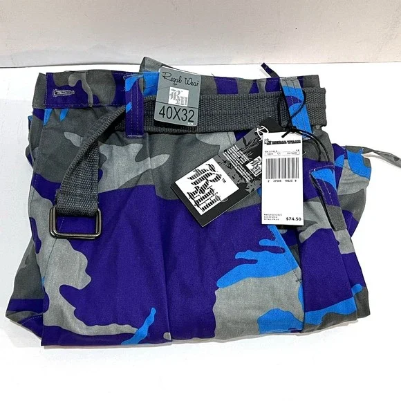 Regal Wear Pants Nwt Mens Regal Wear Purple Gray Blue